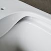 Britton Bathrooms Shoreditch Square Rimless Close Coupled Toilet & Seat - 600mm Projection